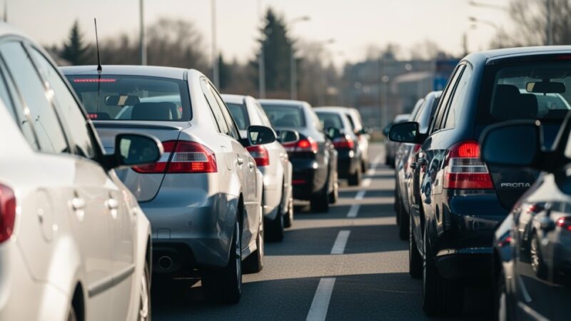 Poważny wypadek na A4: Korek w kierunku Krakowa rośnie!