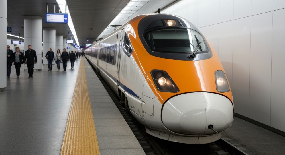 Jasnożółta lokomotywa ożywia Park Kolejowy w Krakowie!