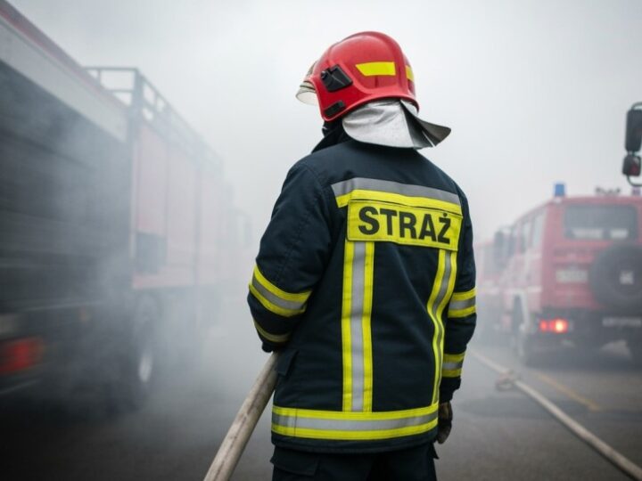 Bohaterska akcja policjantów ratuje mieszkańców bloku w płomieniach