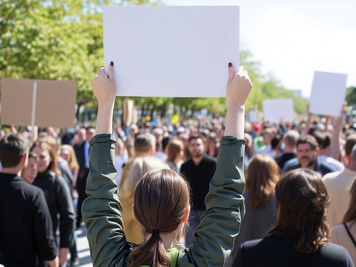 Przemarsz krakowskich uczniów finałem ogólnopolskiej kampanii „Dzieciństwo bez przemocy”