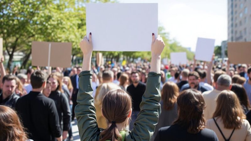 Przemarsz krakowskich uczniów finałem ogólnopolskiej kampanii „Dzieciństwo bez przemocy”
