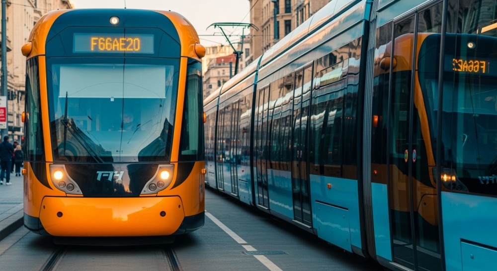 Tramwaj do odladzania sieci trakcyjnej wyjechał na tory