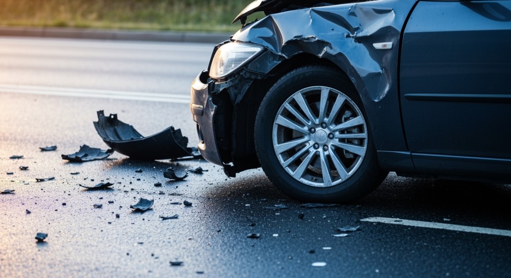 Tragiczny wypadek w Gaju: cztery osoby ranne w zderzeniu autobusu z ciężarówką