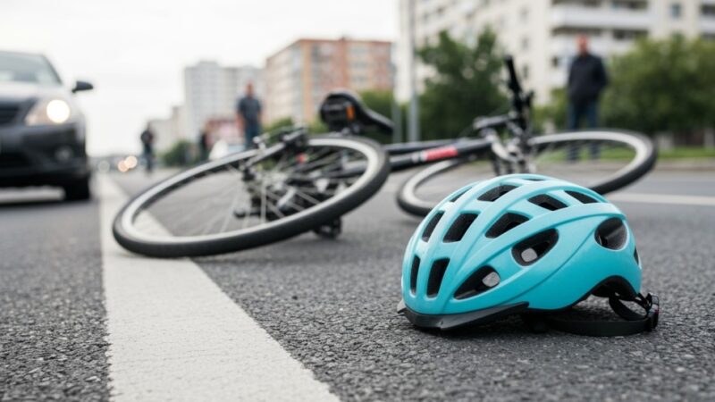 Pijany rowerzysta na drodze – 3 promile i niebezpieczne manewry!