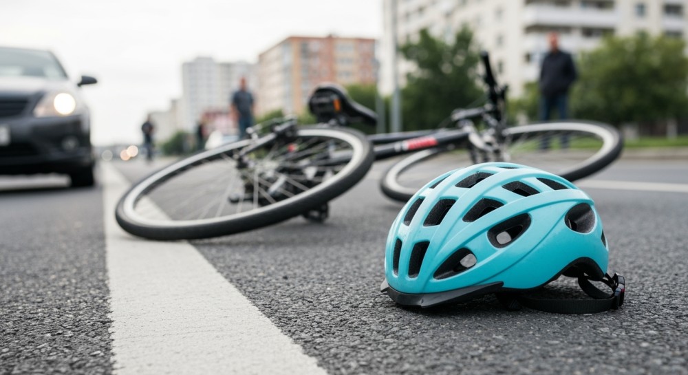 Pijany rowerzysta na drodze – 3 promile i niebezpieczne manewry!