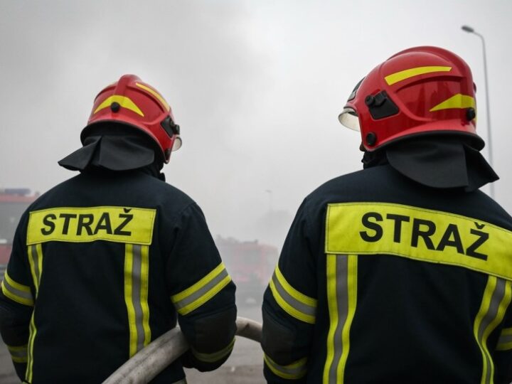 Krakowscy policjanci w akcji: uratowali kobiety z płonącego mieszkania