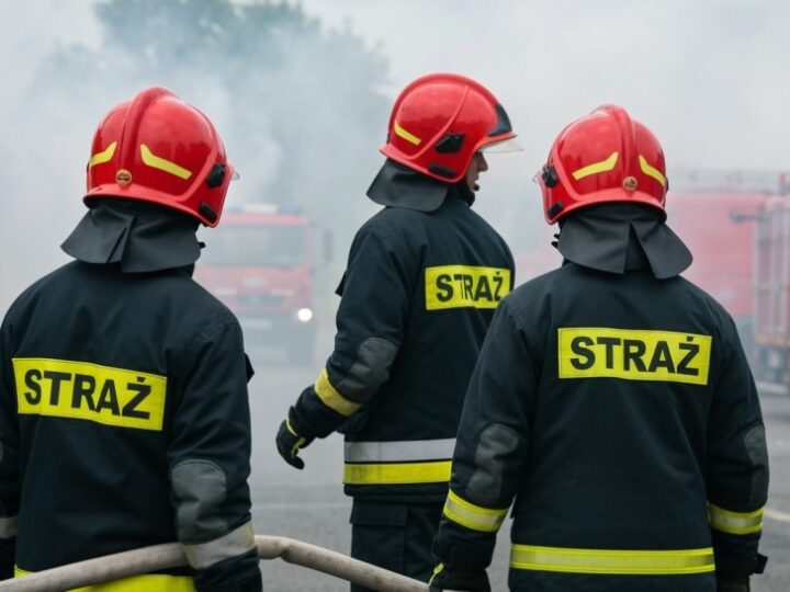 Policjanci uratowali mężczyznę z płonącego mieszkania w Brzeźnicy