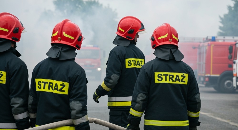 Policjanci uratowali mężczyznę z płonącego mieszkania w Brzeźnicy