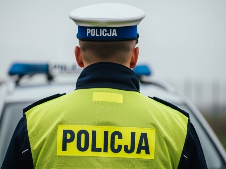 Młodzi kierowcy wpadli na nadmiernej prędkości w trudnych warunkach pogodowych