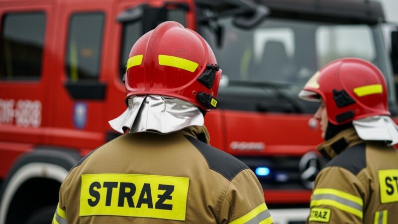 Pożar w Krakowie: Ewakuacja mieszkańców i szybka akcja straży pożarnej