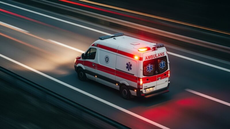 Policja ratuje nietrzeźwego mężczyznę przed wychłodzeniem w mroźną noc