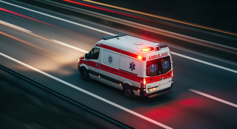 Policja ratuje nietrzeźwego mężczyznę przed wychłodzeniem w mroźną noc