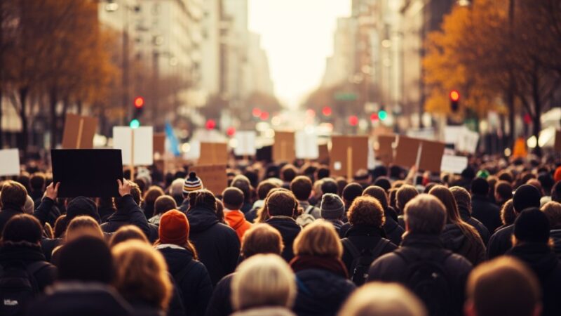 Mieszkańcy Głogoczowa protestują przeciwko kontrowersyjnej inwestycji drogowym