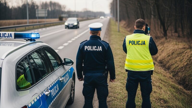 Agresywny nietrzeźwy mężczyzna zatrzymany przez policję w Oświęcimiu
