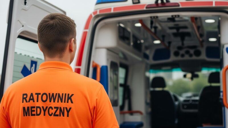 Błyskawiczna interwencja: Strażnik uratował mężczyznę na ulicy