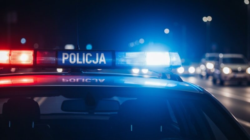 Nocny pościg w Wadowicach – zatrzymano kierowcę z cofniętymi uprawnieniami