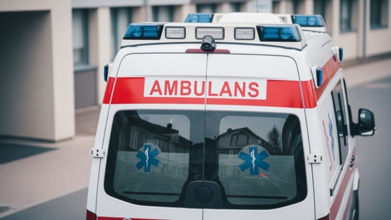 Policja w akcji: Ewakuacja mieszkańców z zadymionej kamienicy w Wadowicach