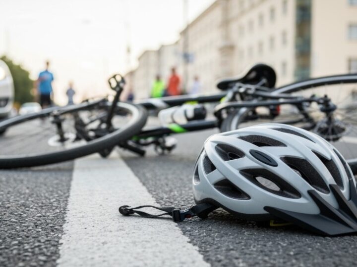 Rowerzystka w szpitalu po groźnym wypadku w Chełmku