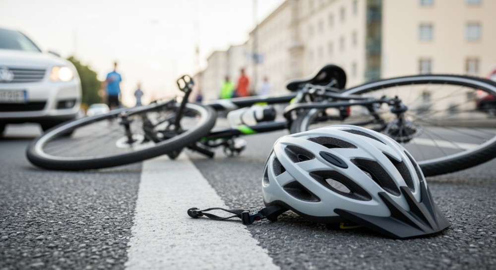 Rowerzystka w szpitalu po groźnym wypadku w Chełmku