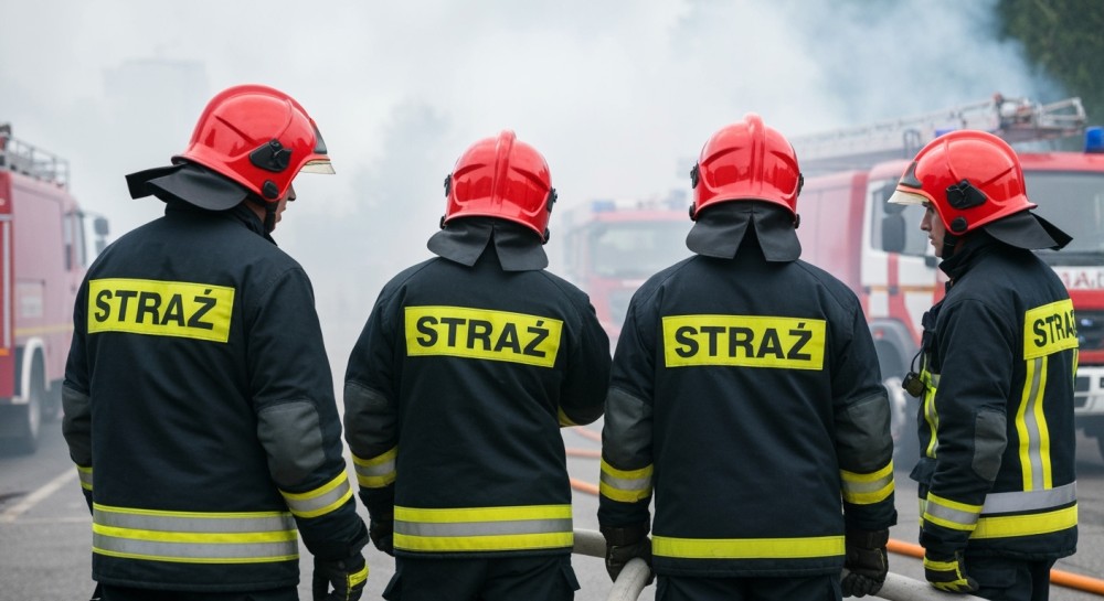 Szybka reakcja służb uratowała domy przed pożarem w Zabierzowie