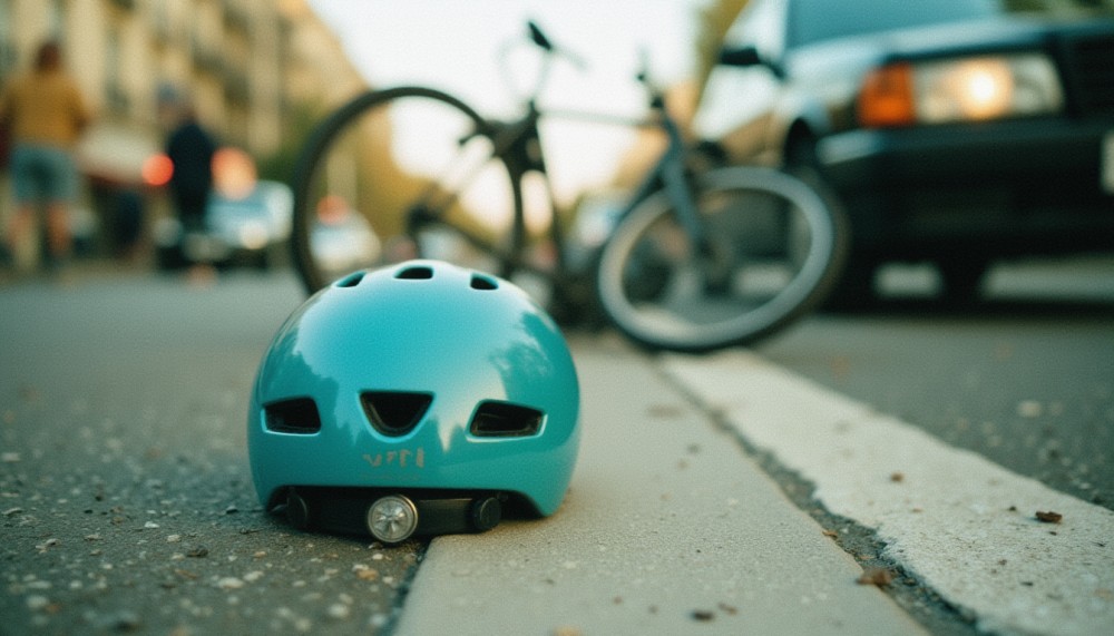 Młodzi rowerzyści uczą się, jak bezpiecznie poruszać się po drogach