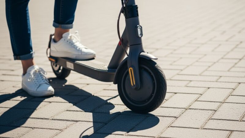 Hulajnogi elektryczne w Myślenicach: Policja ostrzega przed niebezpiecznymi praktykami młodzieży