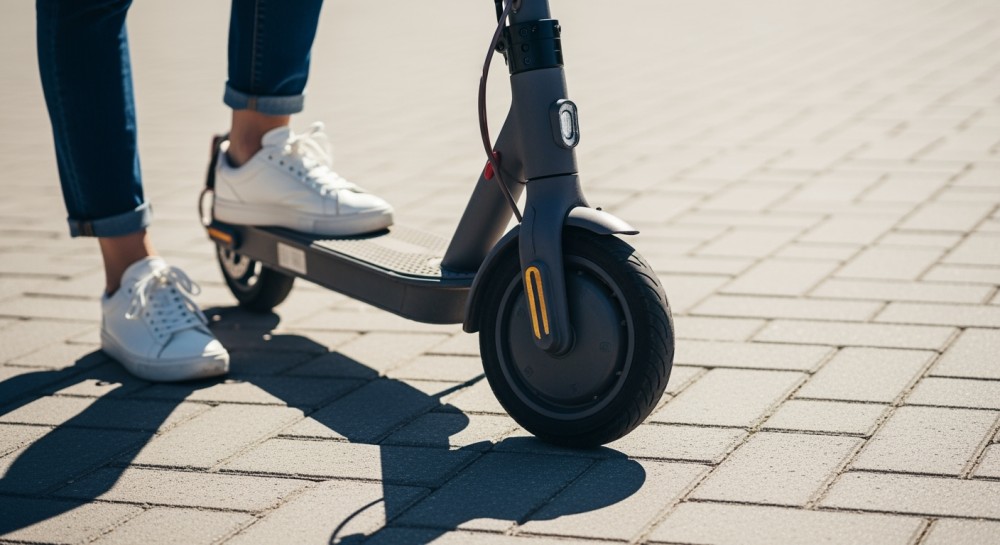 Hulajnogi elektryczne w Myślenicach: Policja ostrzega przed niebezpiecznymi praktykami młodzieży