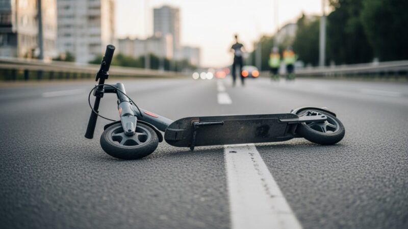 Hulajnoga pod wpływem: Mandat za jazdę po alkoholu w Wadowicach