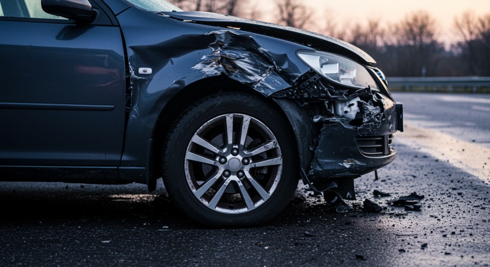 Tragedia w Biskupicach: Kierowca ginie w wypadku drogowym