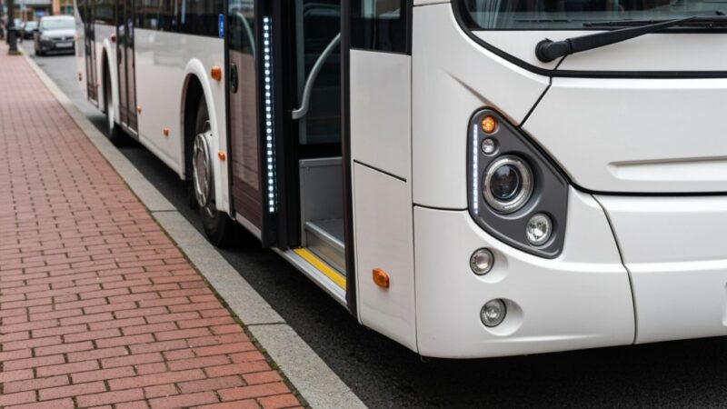 Agresywny pasażer w krakowskim autobusie zatrzymany przez policję