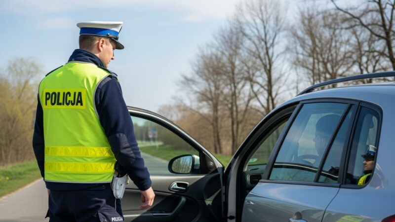 Krakowska policja kontroluje motocyklistów na początku sezonu motocyklowego