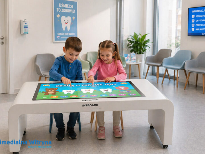 Interaktywny stolik dotykowy – nowoczesne rozwiązanie do edukacji i przestrzeni publicznych