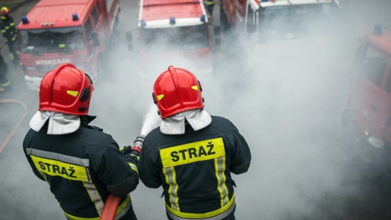 Podpalenia w Andrychowie: Policja aresztuje sprawcę, nieletni w izbie dziecka