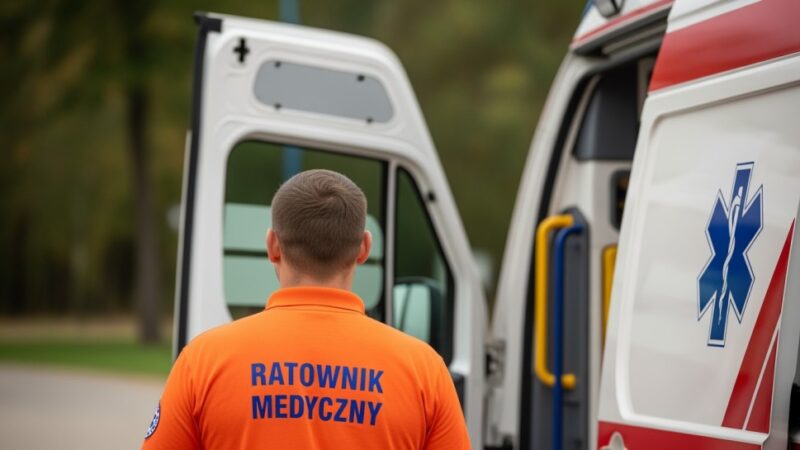 Policjanci w akcji: Szybka pomoc dla mężczyzny z problemami sercowo-naczyniowymi