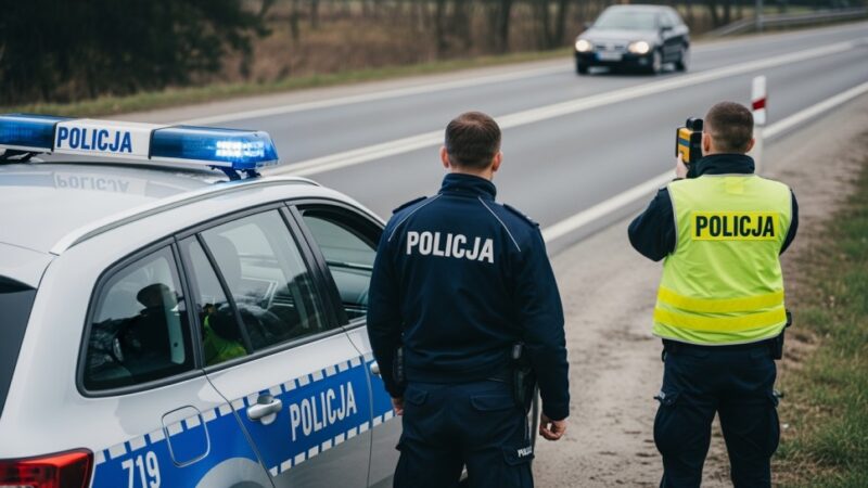 Pijany kierowca uderzył w latarnię i uciekł z miejsca wypadku