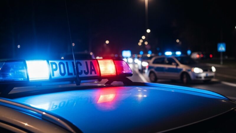 Bohaterski policjant zatrzymał pijanego kierowcę w Stryszowie