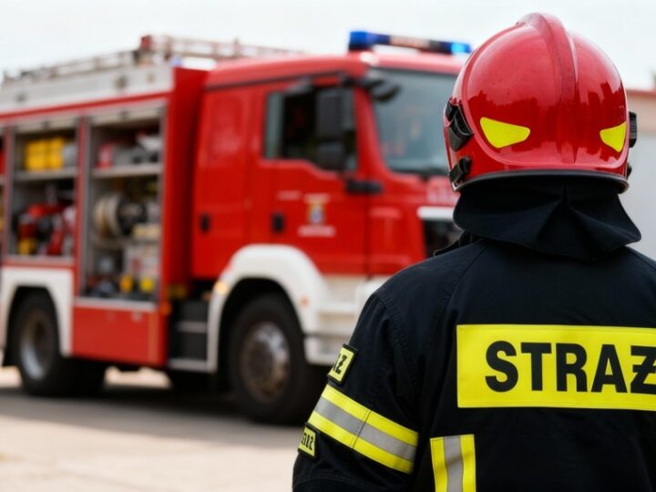 Sarna uratowana dzięki współpracy strażników i strażaków
