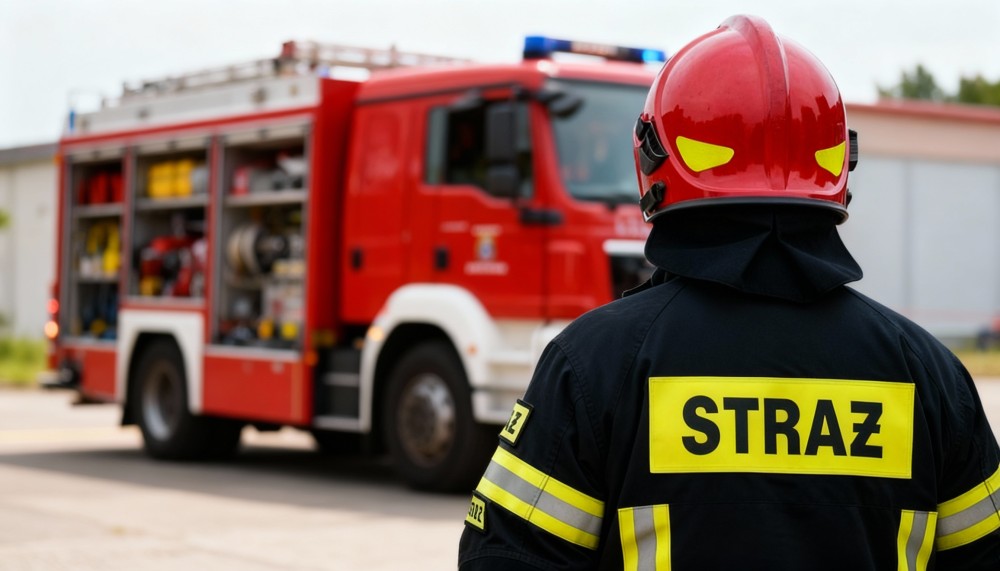 Sarna uratowana dzięki współpracy strażników i strażaków