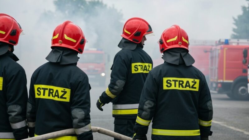 Krakowscy strażacy w akcji: walka z żywiołem w Puszczy Solskiej