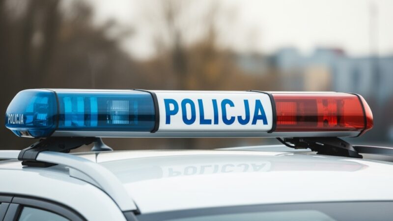 Agresywny mężczyzna aresztowany po serii groźnych incydentów w Chrzanowie