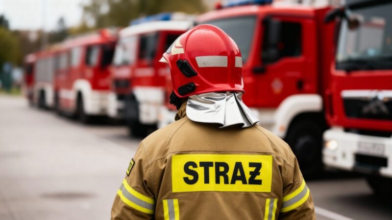 Nowi liderzy w straży pożarnej Krakowa: uroczysta ceremonia awansów