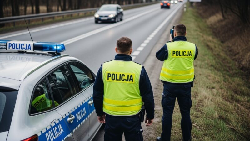Kierowca bez uprawnień zatrzymany przez usterkę oświetlenia w Oświęcimiu