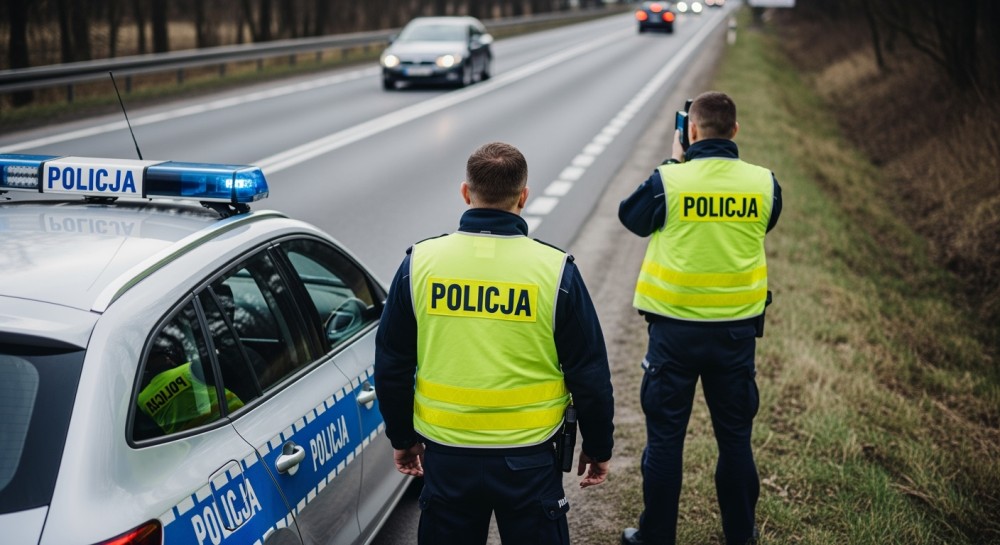 Kierowca bez uprawnień zatrzymany przez usterkę oświetlenia w Oświęcimiu