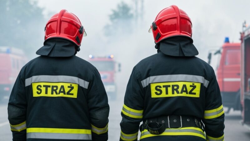 Podpalacz z Budzowa: Chaos i groźby w piątkowe popołudnie