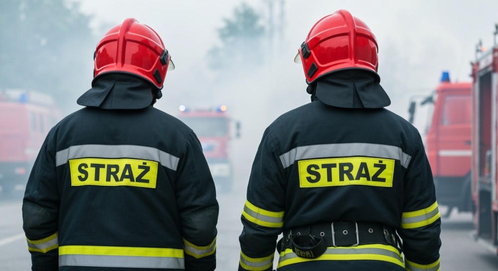 Podpalacz z Budzowa: Chaos i groźby w piątkowe popołudnie