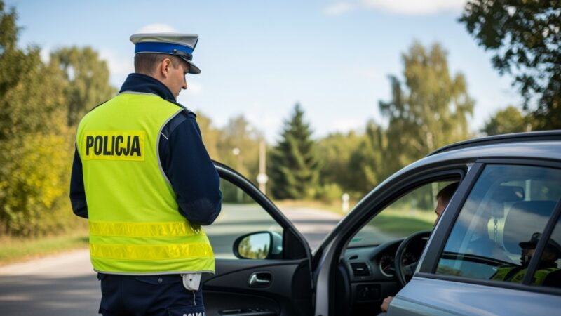 Motocyklista na ucieczce: Pościg w Chabówce za pijanym kierowcą z zakazem