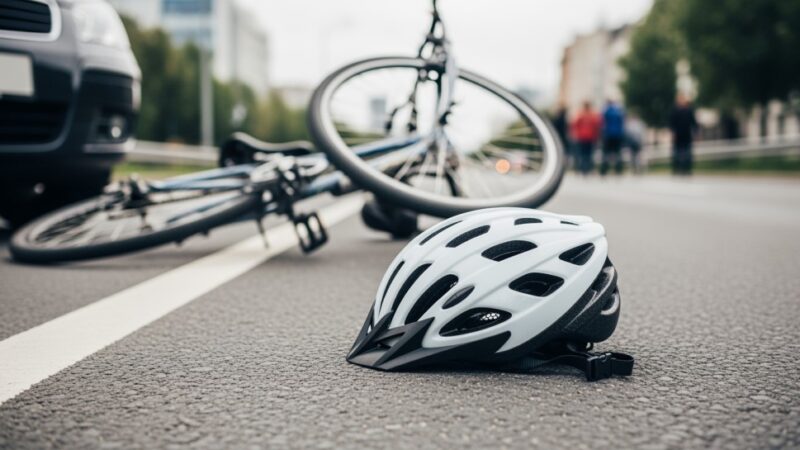 Rowerzysta w szpitalu po groźnym wypadku w Poroninie