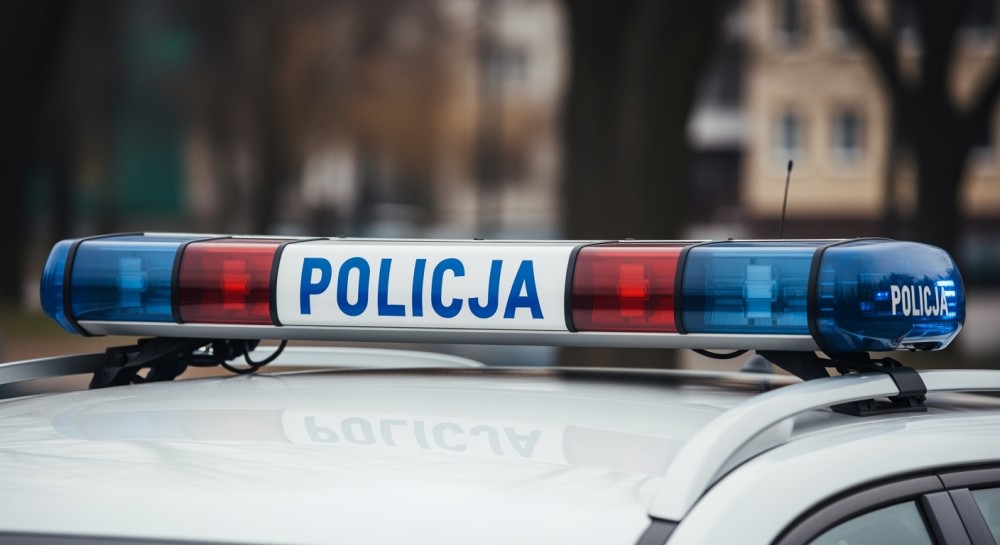 Symbol kontrowersji na chodniku w Podgórzu – policja w akcji
