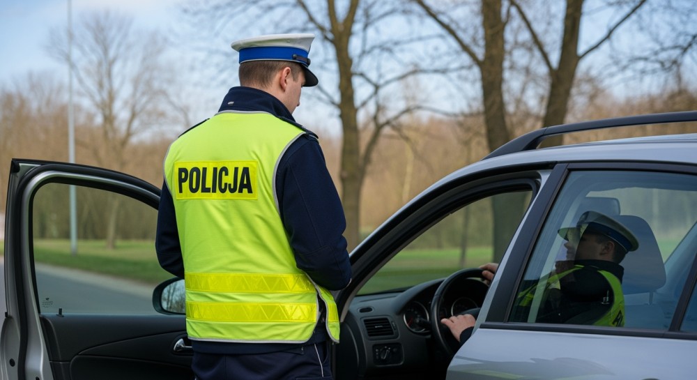 Drift na ulicach Olkusza: mandat i utrata prawa jazdy dla nieodpowiedzialnego kierowcy