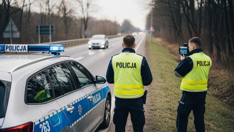 Prędkość pod lupą: Policja ujawnia niepokojące naruszenia w nowotarskim powiecie